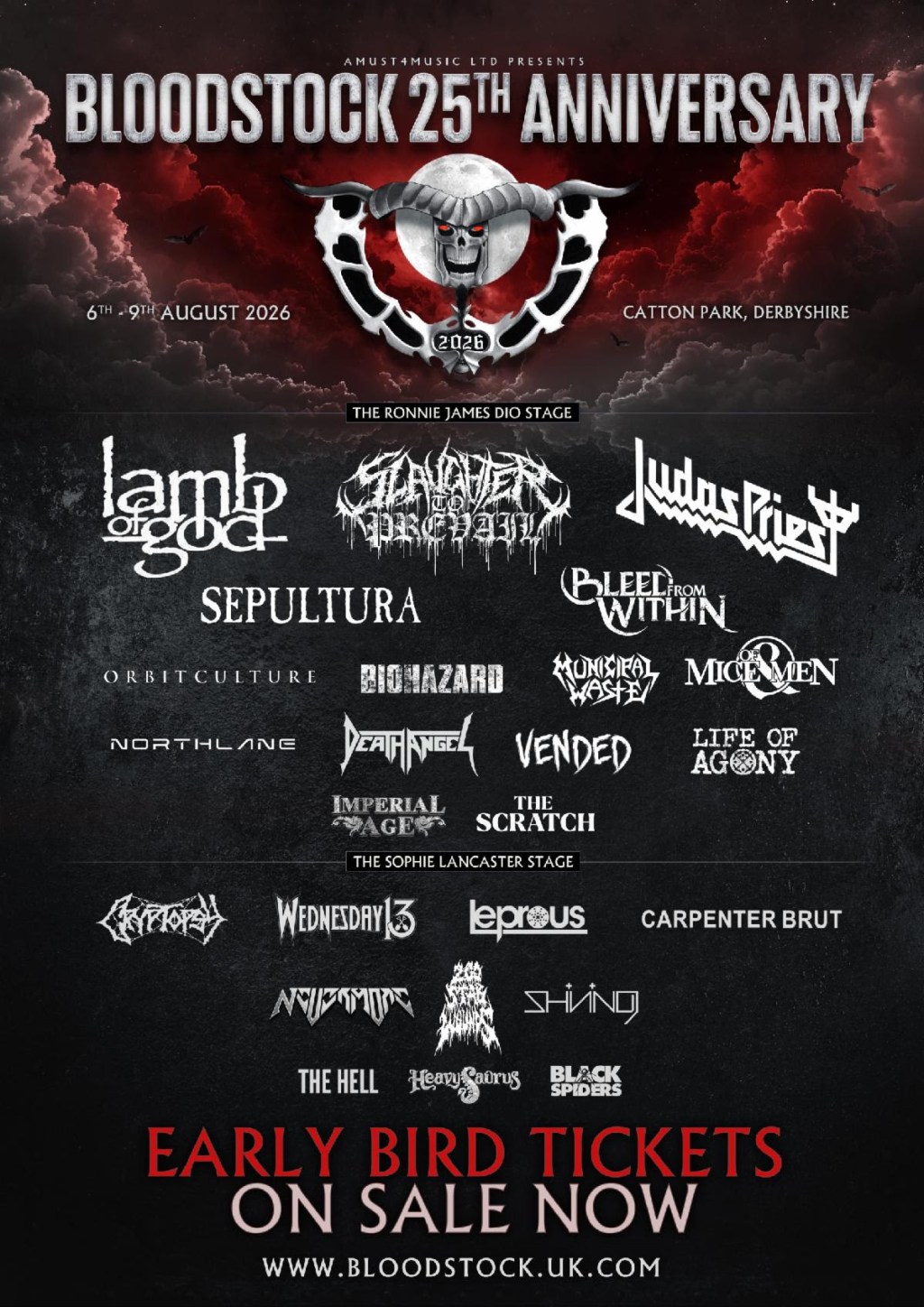 Bloodstock 2026: Major Acts Announced For 25th&nbsp;Anniversary