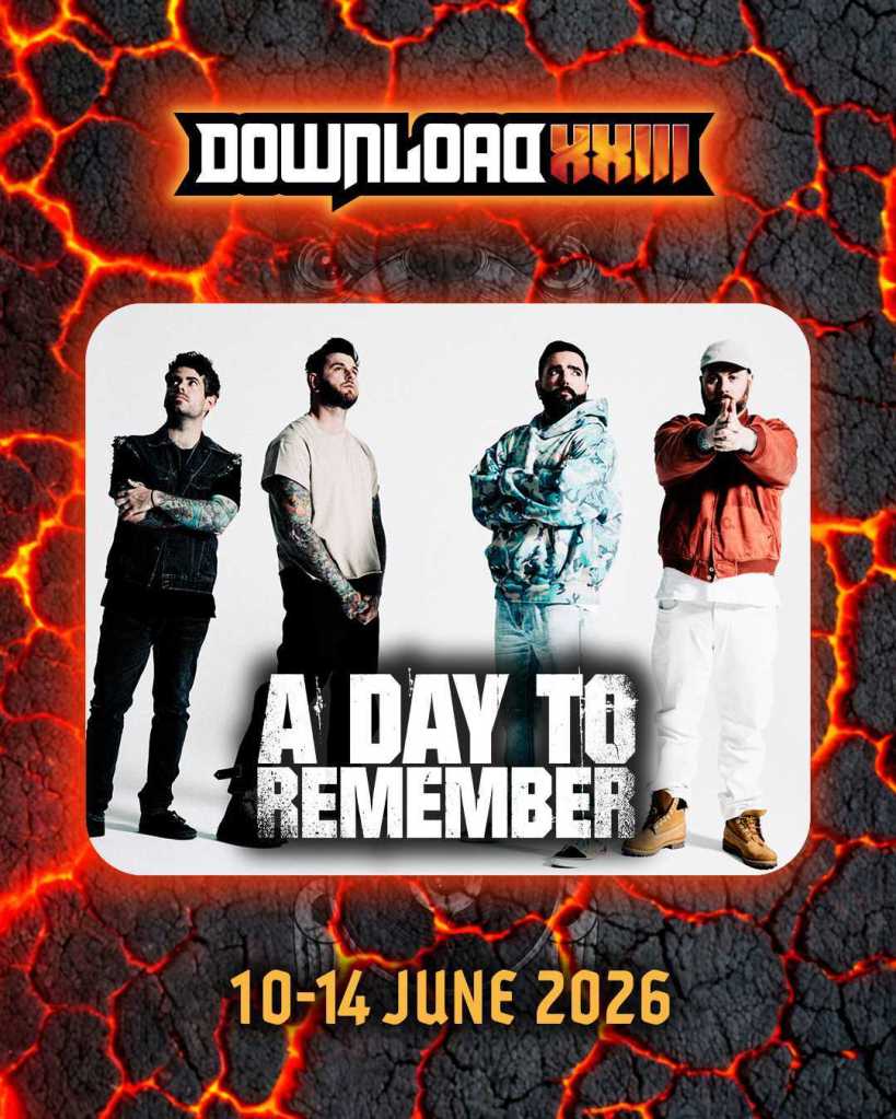 A Day To Remember added to download festival 2026.