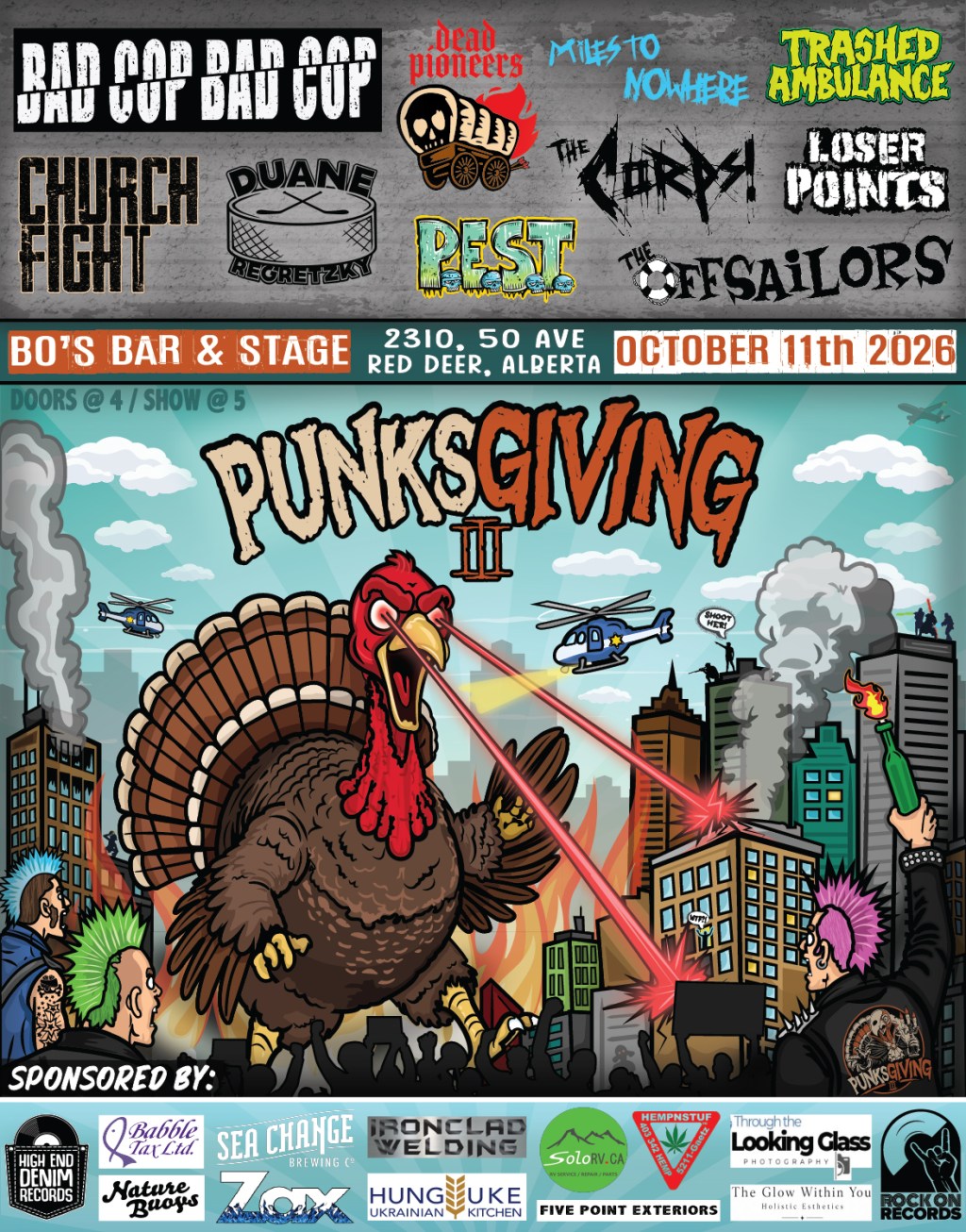 Punksgiving Festival Announces Full Line&nbsp;Up